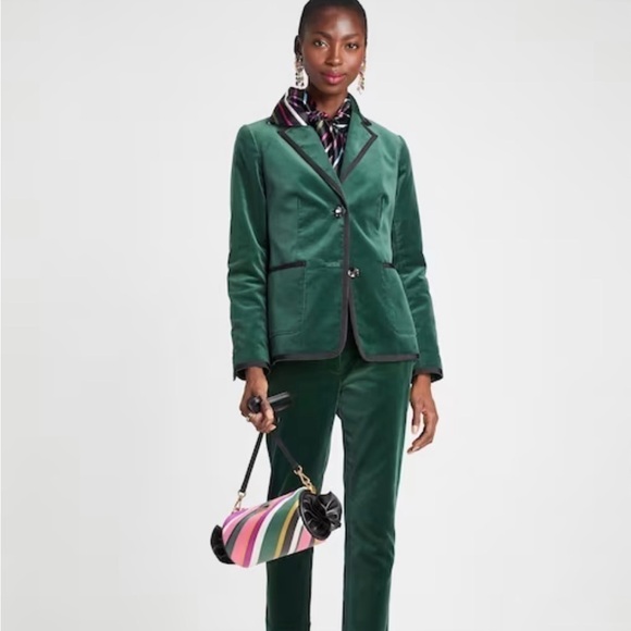 NWOT Kate Spade jewel button velvet jacket. - Picture 5 of 8